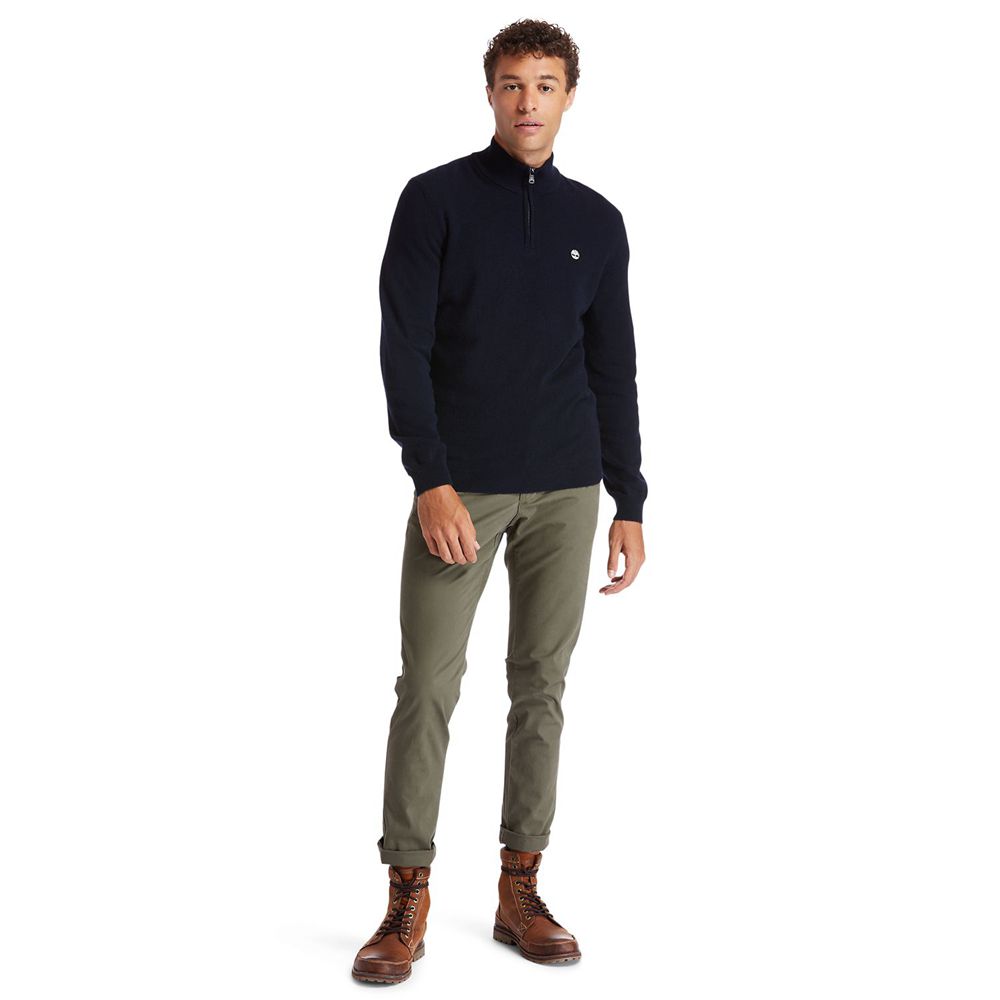 Pantaloni Timberland Barbati Masline Verzi - Sargent Lake Slim Stretch Chino - Romania - JHBALN256